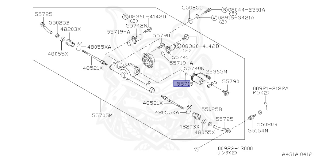 Nissan - Silvia - S14 - 1995 - KS - HARDTOP(K) - MANUAL TRANSMISSION(MT) - FOUR WHEELS STEERING(4WS) - SR20DET