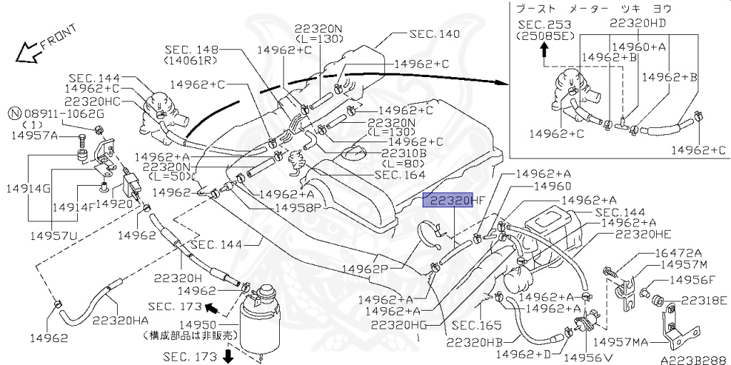 Nissan - Silvia - S15 - 1999 - SPEC R - HARDTOP(K) - AUTOMATIC-FLOOR SHIFT(AT.F4) - TWO WHEELS STEERING(2WS) - SR20DET