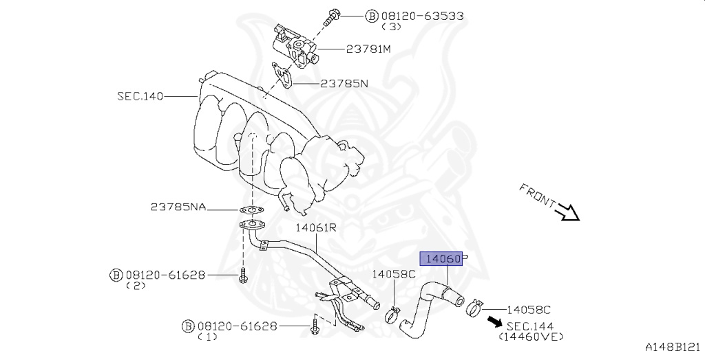 Nissan - Silvia - S15 - 1999 - SPEC R - HARDTOP(K) - AUTOMATIC-FLOOR SHIFT(AT.F4) - TWO WHEELS STEERING(2WS) - SR20DET
