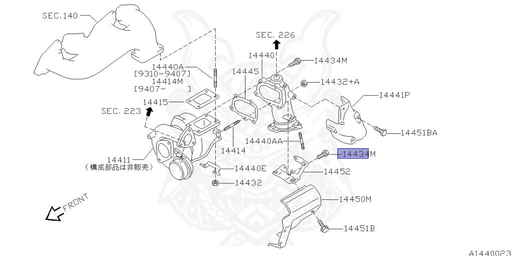 Nissan - Silvia - S14 - 1996 - KS - HARDTOP(K) - AUTOMATIC TRANSMISSION(AT) - TWO WHEELS STEERING(2WS) - SR20DET