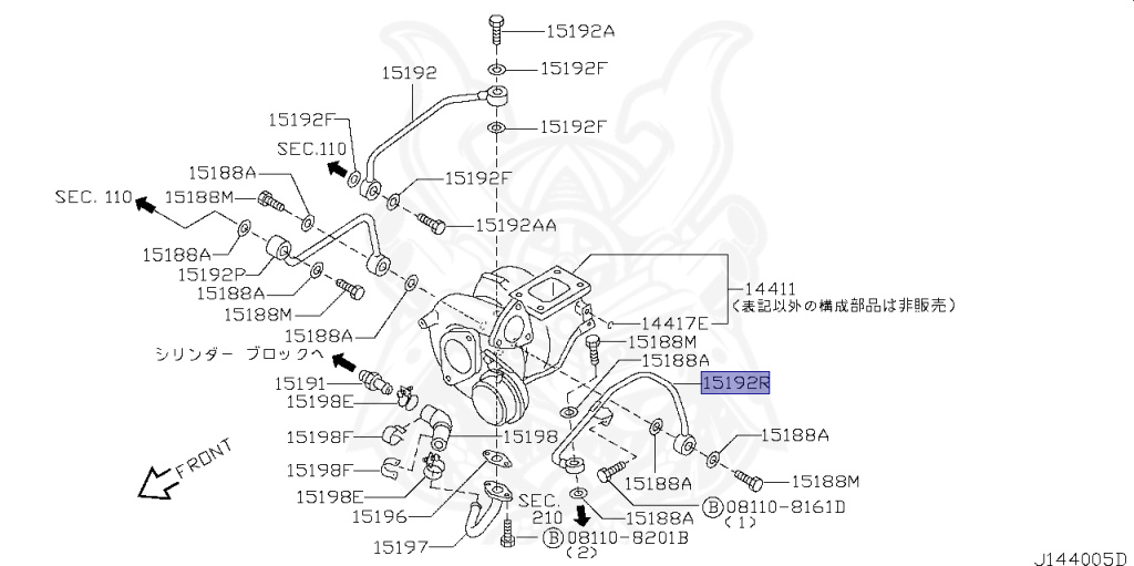 Nissan - Silvia - S15 - 2002 - SPEC R - HARDTOP(K) - MANUAL MISSION 6-SPEED(MT.F6) - TWO WHEELS STEERING(2WS) - SR20DET
