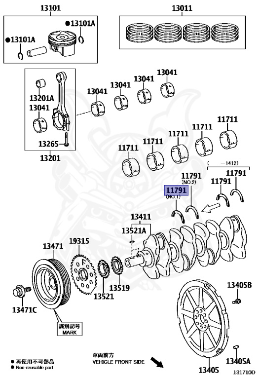 Toyota - Prius Alpha - ZVW40W - 2013 - G TYPE - Variator - 2ZRFXE
