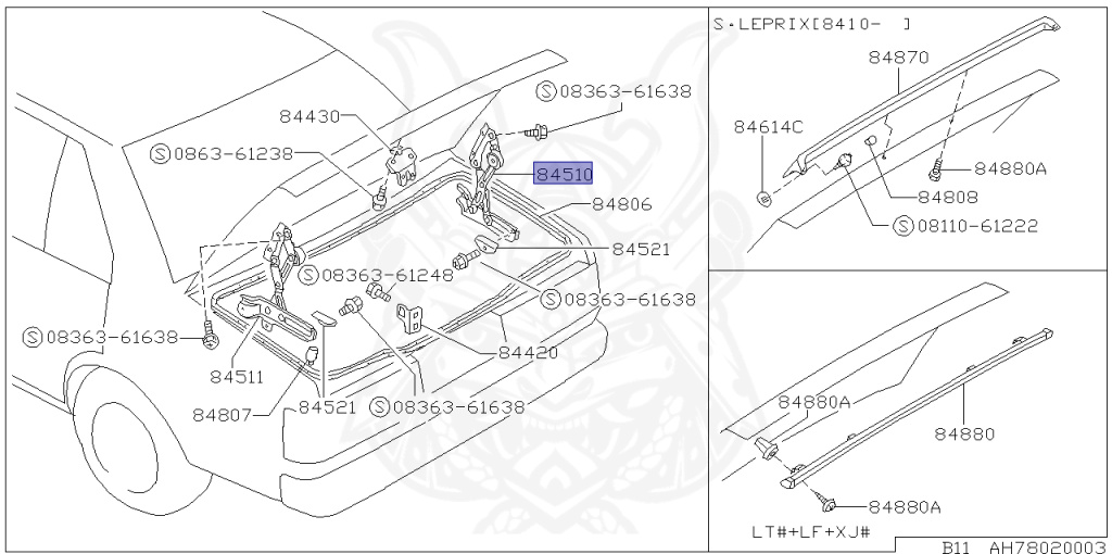 Nissan - Sunny - B11 - 1985 - GL TYPE - SEDAN(S) - AUTOMATIC TRANSMISSION(AT) - CD17