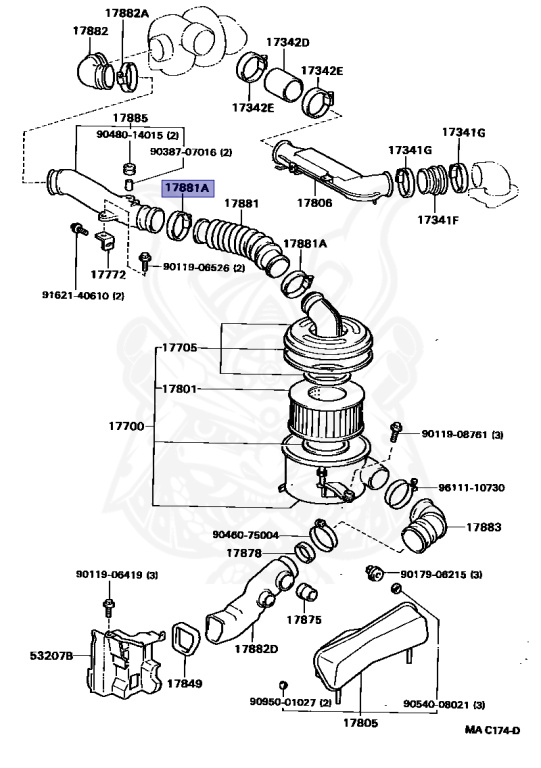 Toyota - Hilux Surf  - LN130G - 1990 - SSR TYPE - WAGON - Manual - 2LT
