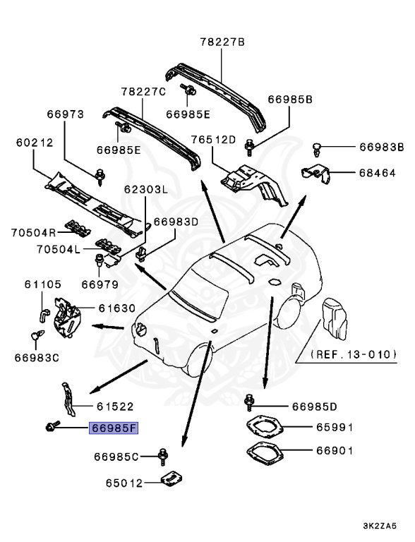 Mitsubishi - Pajero - V26C - 1998 - NDF - 4M40