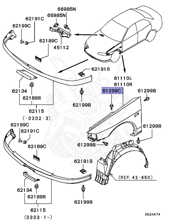 Mitsubishi - Lancer - CK1A - 2000 - SNJE - 4G13