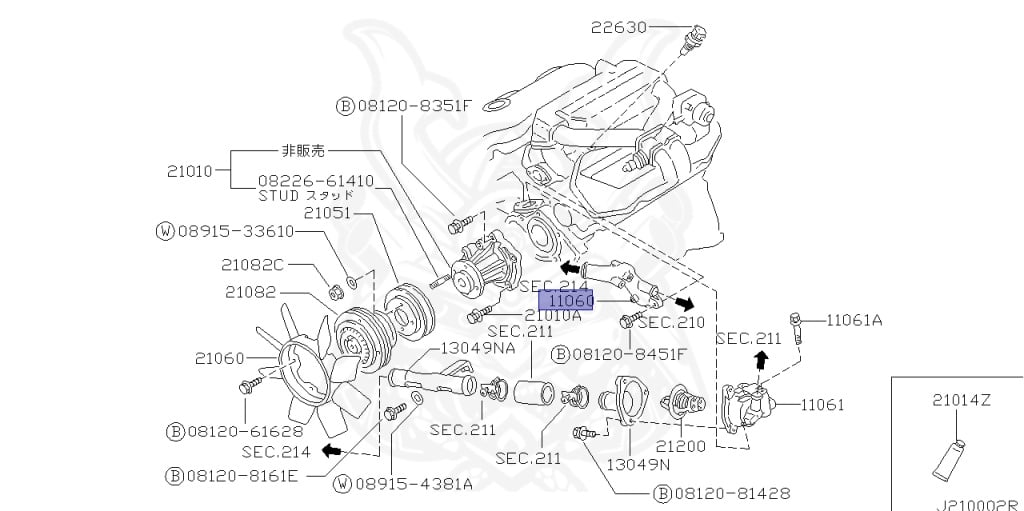 Nissan - Caravan - WE24 - 2000 - DELUXE TYPE - AMBULANCE(AMB) - 2 WHEEL DRIVE(2WD) - AUTOMATIC-FLOOR SHIFT(AT.F4) - VG30E