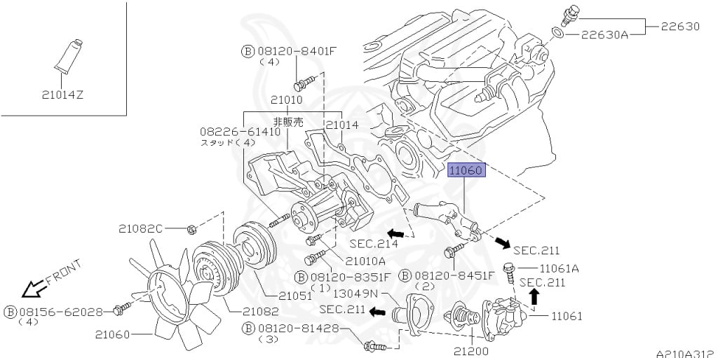 Nissan - Pathfinder - R50 - 1996 - LE GRADE - WAGON(W) - 4 WHEEL DRIVE(4WD) - AUTOMATIC TRANSMISSION(AT) - VG33E
