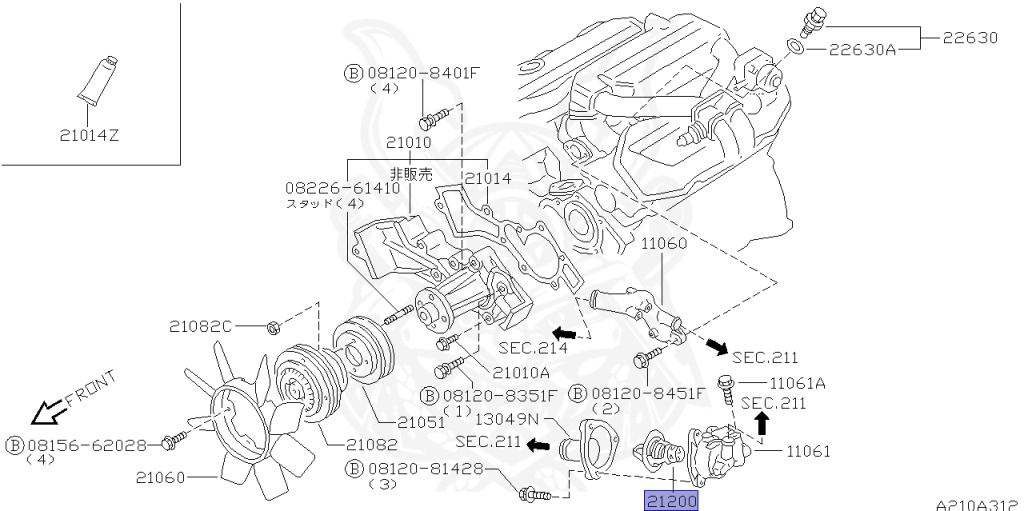 Nissan - Pathfinder - R50 - 1996 - LE GRADE - WAGON(W) - 4 WHEEL DRIVE(4WD) - AUTOMATIC TRANSMISSION(AT) - VG33E
