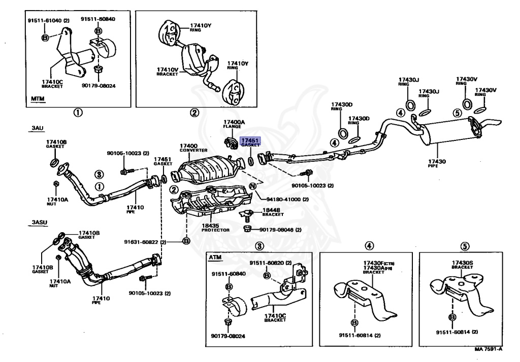 Toyota - Tercel - AL25 - 1986 - EX TYPE - 4 DOOR - Manual - 3AU