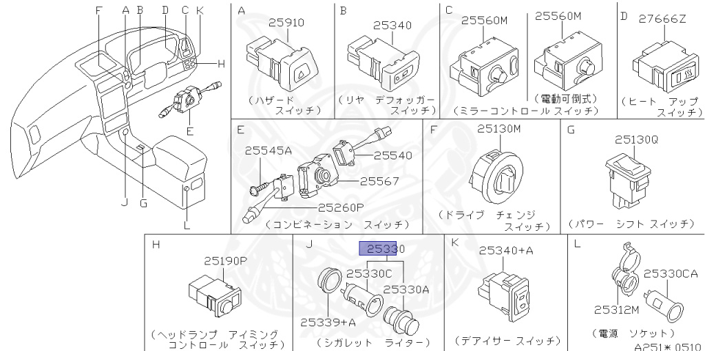 Nissan - Pathfinder - R50 - 2002 - XE TYPE - WAGON(W) - 4 WHEEL DRIVE(4WD) - AUTOMATIC TRANSMISSION(AT) - ZD30DDTI