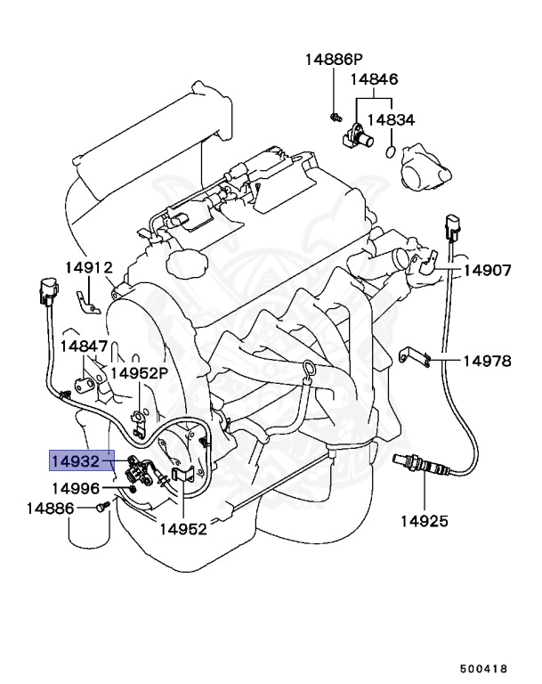 MR560276 - Mitsubishi - ENG CRANK ANGLE SENSOR - Nengun