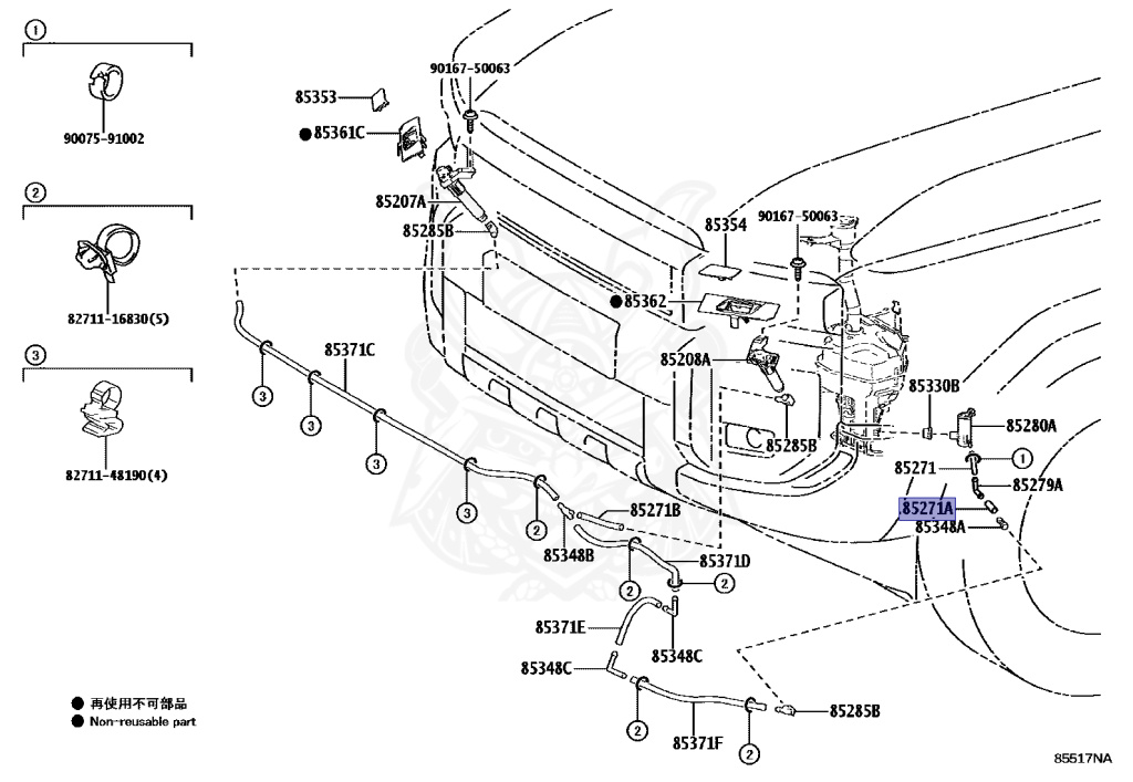 90075-15053 - Toyota - HOSE, RUBBER - Nengun Performance