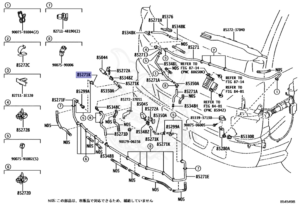 90075-15053 - Toyota - HOSE, RUBBER - Nengun Performance