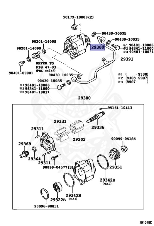 29300-17010 - Toyota - VACUUM PUMP ASSY - Nengun Performance
