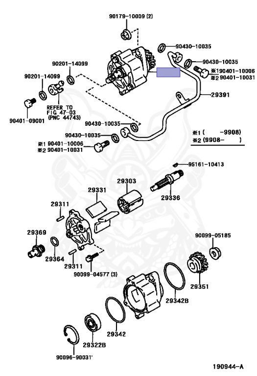 29300-17010 - Toyota - VACUUM PUMP ASSY - Nengun Performance