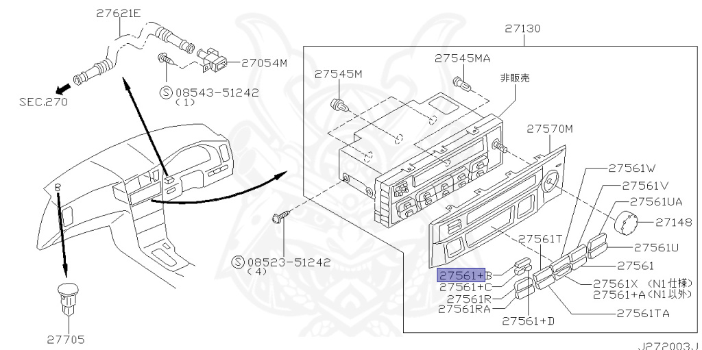 Nissan - Skyline - R34 25GTT - ER34 - 2002 - 25GT TURBO - 4 DOOR SEDAN(4S) - AUTOMATIC-FLOOR SHIFT(AT.F4) - HI-CAS 2-Link Drive (HI.2WD) - RB25DET