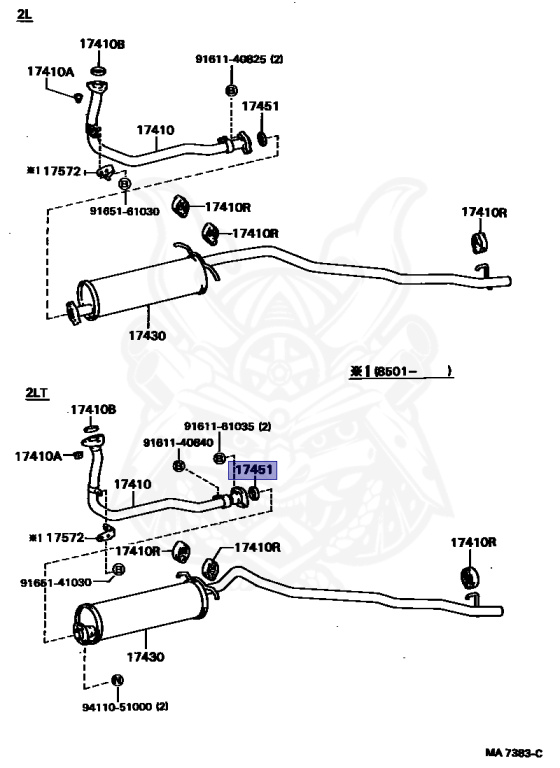 Toyota - Blizzard - LD21G - 1986 - SX5 TYPE - WAGON - Manual - 2LT