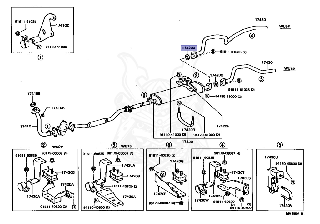 Toyota - Dyna - WU90 - 1985 - TRUCK(PICKUP):TR TYPE - Manual - 1W
