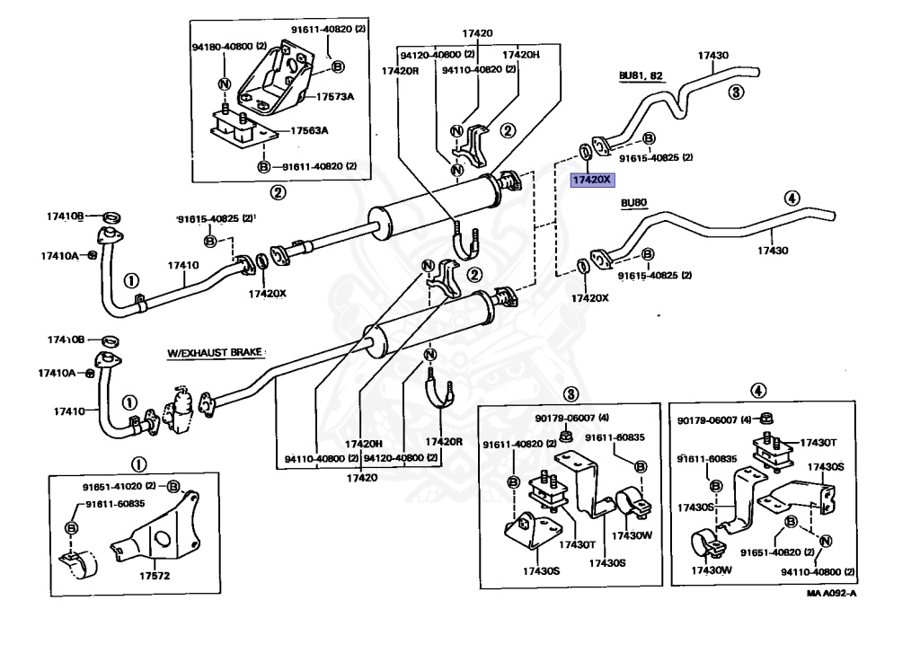 Toyota - Dyna - BU80 - 1988 - TRUCK(PICKUP):TR TYPE - Manual - B