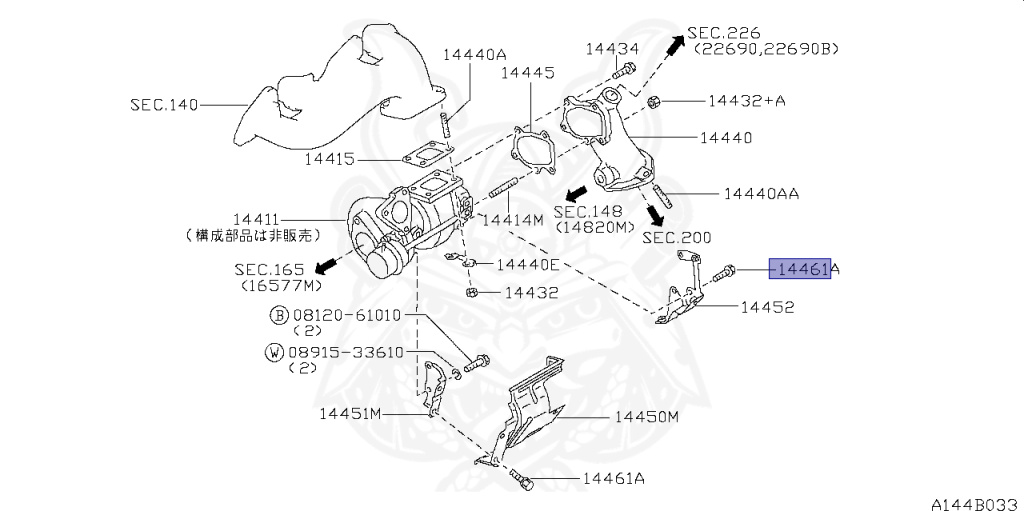 Nissan - 180SX - RS13 - 1998 - Type R/X - HATCH BACK(HB) - MANUAL TRANSMISSION(MT) - TWO WHEELS STEERING(2WS) - SR20DET