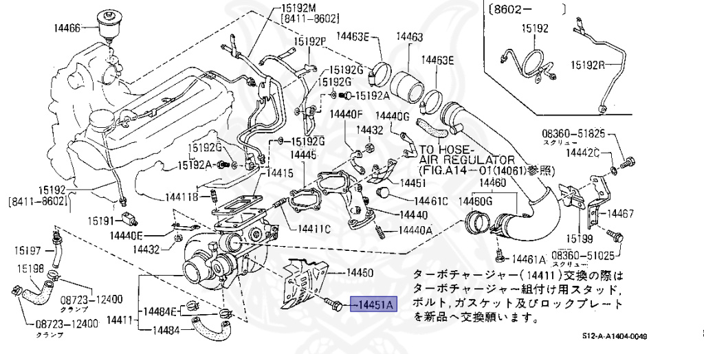 Nissan - Silvia - S12 - 1988 - RX - HATCH BACK(HB) - 5 SPEED MANUAL TRANS(F5) - CA18T