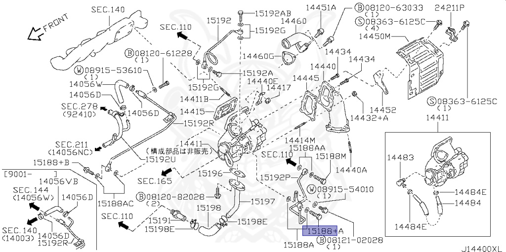 Nissan - Skyline - R32 GTS - R32 - 1990 - Type M - 2-door sports coupe (2K) - Hi-Cas 2-Link (HI.2WD) - AUTOMATIC TRANSMISSION(AT) - RB20DT