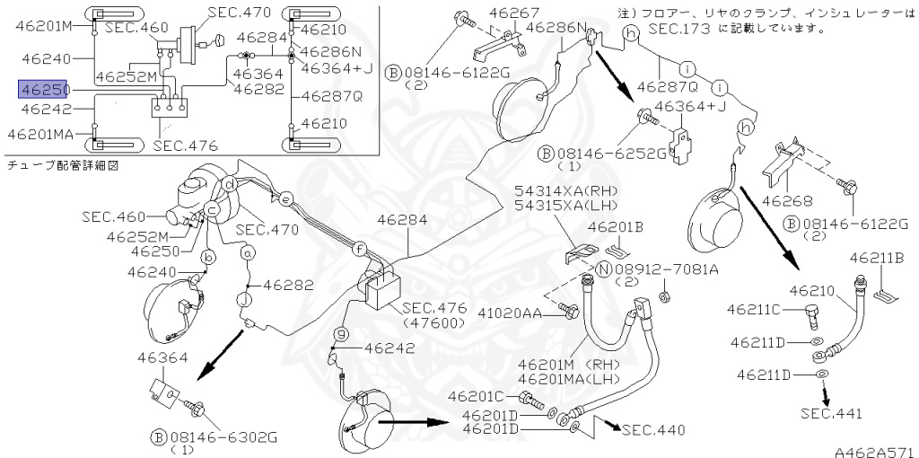 Nissan - Skyline - R34 GT - HR34 - 1998 - 20GT - 2-door hardtop (2K) - AUTOMATIC-FLOOR SHIFT(AT.F4) - High-speed 2-link (IRS.2WD) - RB20DE