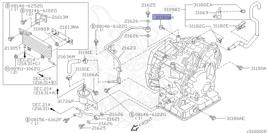 Nissan - Wingroad - Y11 - 2000 - ZV Grade - WAGON(W) - 2 WHEEL DRIVE(2WD) - CVT(CVT) - SR20VE