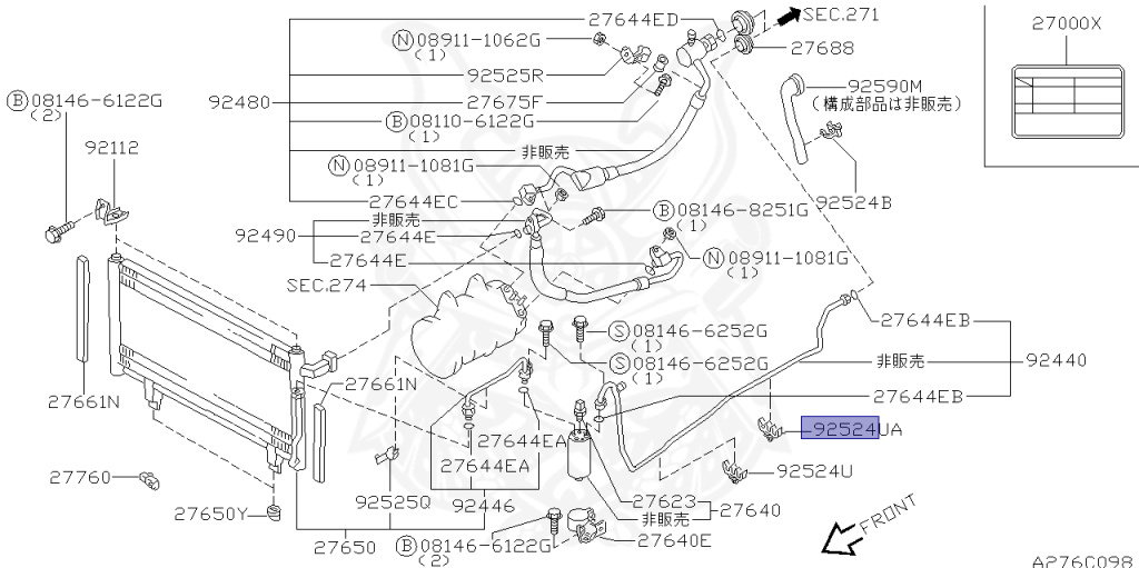 Nissan - Stagea - RS-Four - WGNC34 - 1998 - RS-FOUR/25TRS-FOUR - WAGON(W) - 4 WHEEL DRIVE(4WD) - AUTOMATIC TRANSMISSION(AT) - RB25DET