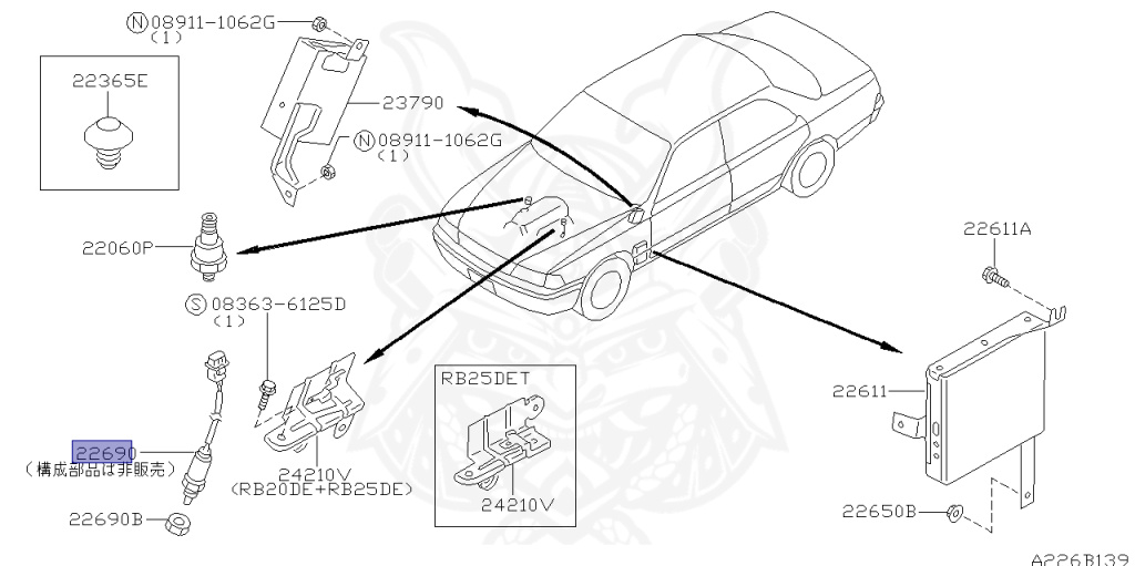 Nissan - Laurel - C35 - 1998 - Medallist V - HARDTOP(K) - 2 WHEEL DRIVE(2WD) - AUTOMATIC TRANSMISSION(AT) - IRS TYPE(IRS) - RB25DE