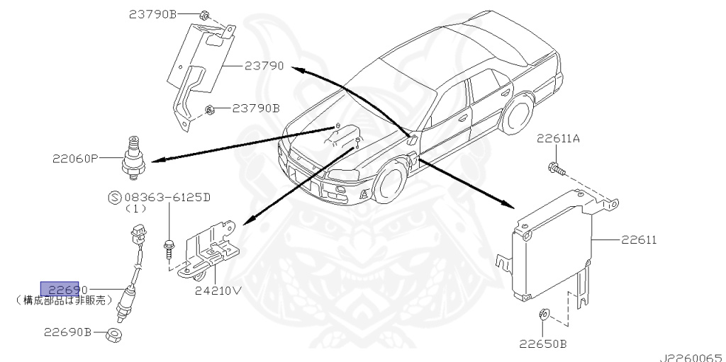Nissan - Skyline - R34 25GTT - ER34 - 1998 - 25GT TURBO - 4 DOOR SEDAN(4S) - MANUAL TRANS 5-SPEED(MT.F5) - Hi-Cas 2-Link (HI.2WD) - RB25DET