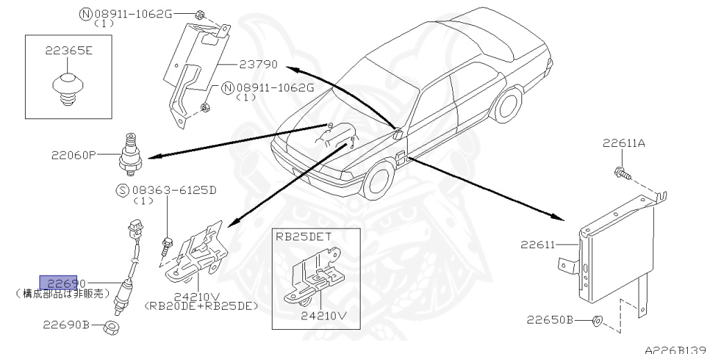 Nissan - Laurel - C35 - 1998 - Medallist - HARDTOP(K) - 2 WHEEL DRIVE(2WD) - AUTOMATIC TRANSMISSION(AT) - IRS TYPE(IRS) - RB20DE
