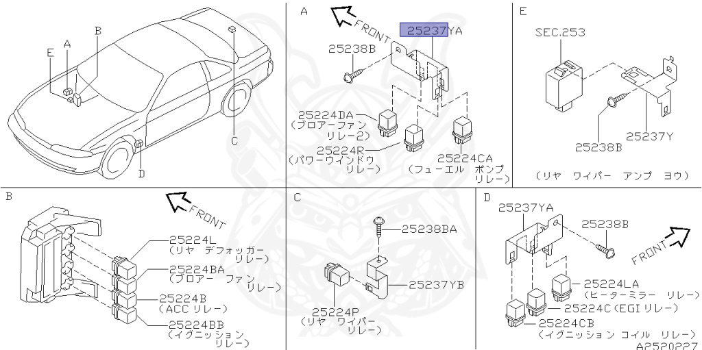 Nissan - Silvia - S14 - 1993 - KS - HARDTOP(K) - MANUAL TRANSMISSION(MT) - FOUR WHEELS STEERING(4WS) - SR20DET