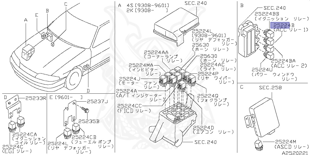 Nissan - Skyline GT-R - BCNR33 - 1996 - GTR TYPE - 2 door hard top (2K) - 4 WHEEL DRIVE(4WD) - MANUAL TRANS 5-SPEED(MT.F5) - HICAS - RB26DETT
