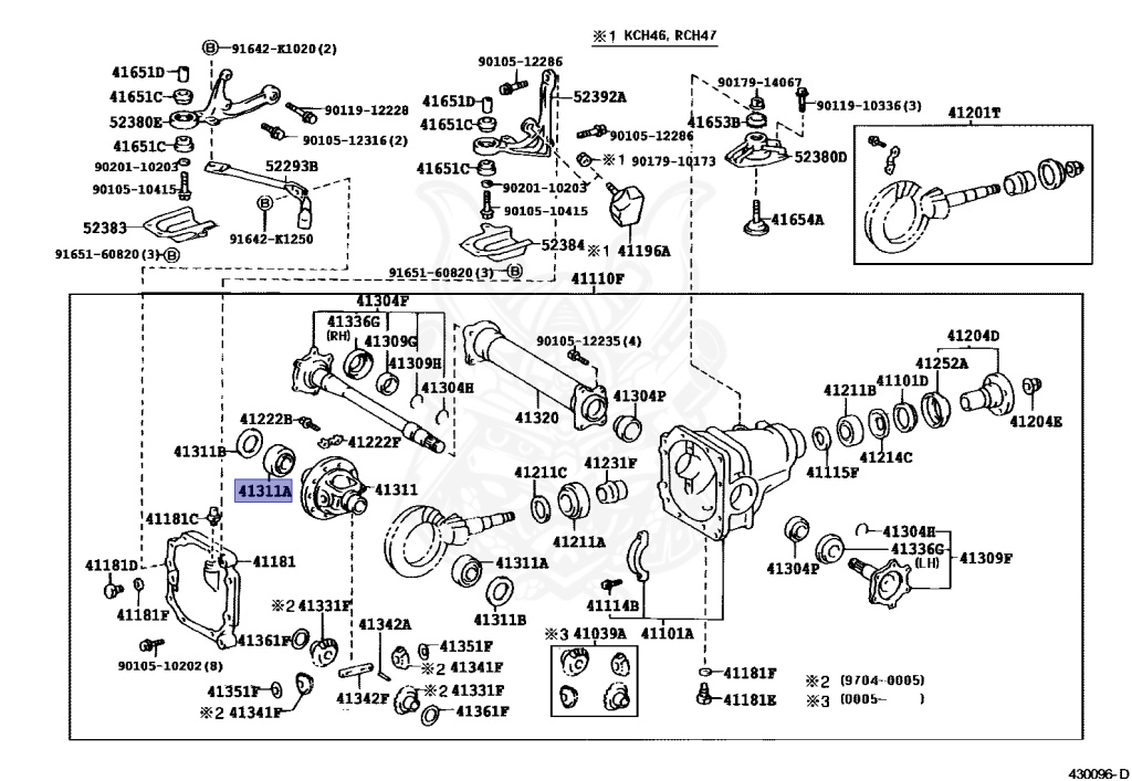 Toyota - Hiace - RCH47W - 1998 - STANDARD TYPE - 4-DOOR - Automatic - 3RZFE