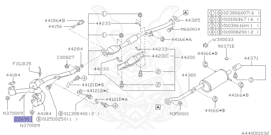 22690AA740 - Subaru - OXYGEN SENSOR ASSY - Nengun Performance
