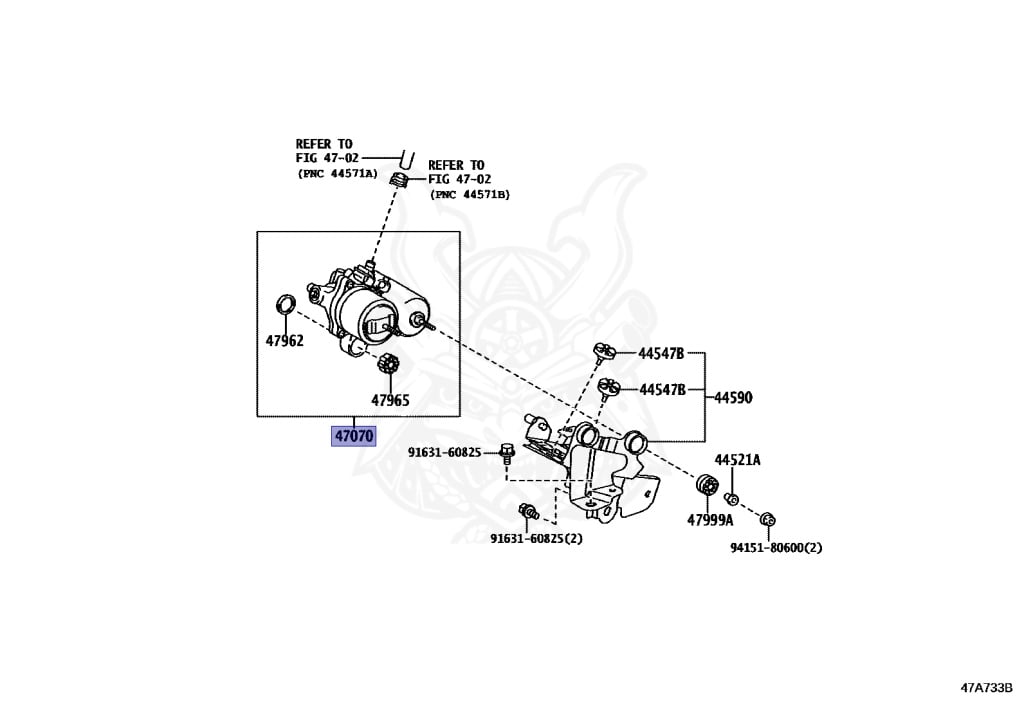 47070-52020 - Toyota - BRAKE BOOSTER PUMP ASSY - Nengun Performance