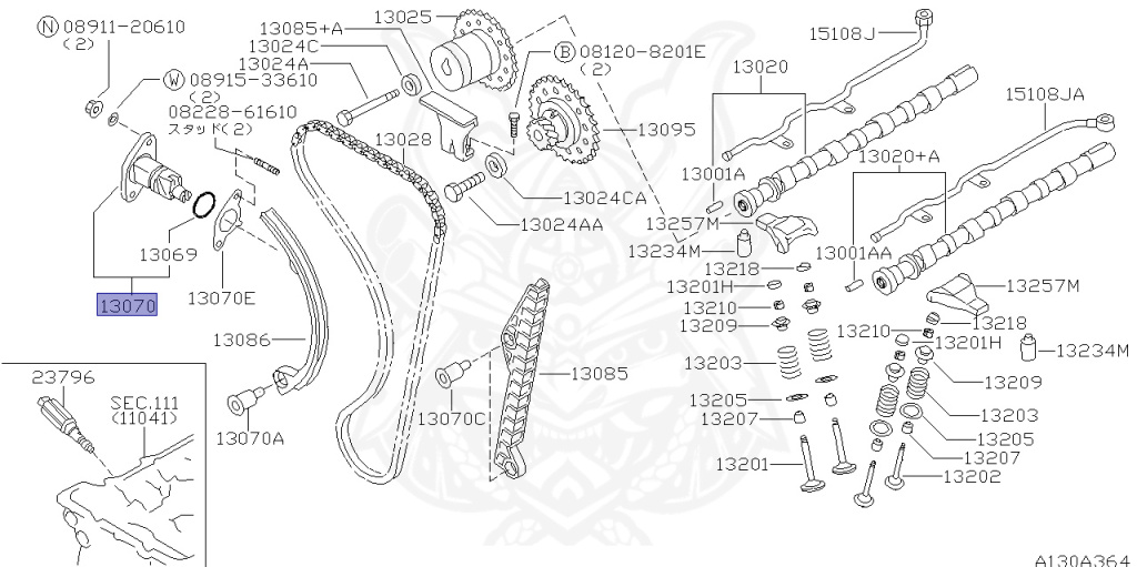 Nissan - Silvia - S15 - 2002 - SPEC R - HARDTOP(K) - AUTOMATIC-FLOOR SHIFT(AT.F4) - TWO WHEELS STEERING(2WS) - SR20DET