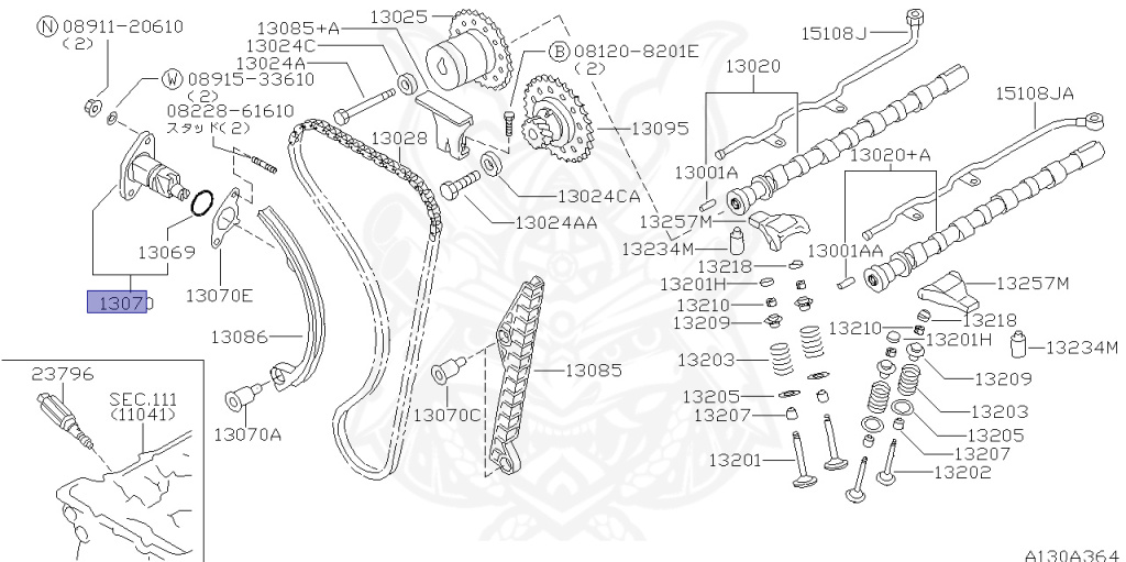 Nissan - Silvia - S15 - 2000 - SPEC S - HARDTOP(K) - AUTOMATIC-FLOOR SHIFT(AT.F4) - TWO WHEELS STEERING(2WS) - SR20DE