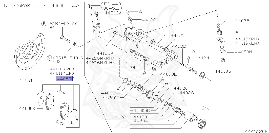 Nissan - Silvia - S14 - 1997 - KS - HARDTOP(K) - MANUAL TRANSMISSION(MT) - FOUR WHEELS STEERING(4WS) - SR20DET