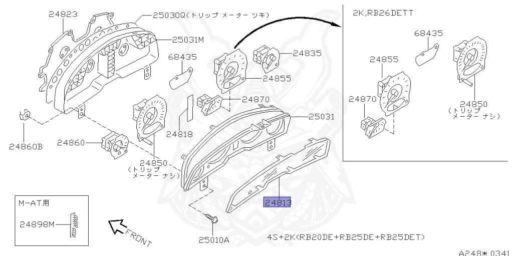 Nissan - Skyline GT-R - BNR34 - 1999 - GTR TYPE - 2-door hardtop (2K) - MANUAL MISSION 6-SPEED(MT.F6) - HI-4WD (High-Casting System) - RB26DETT