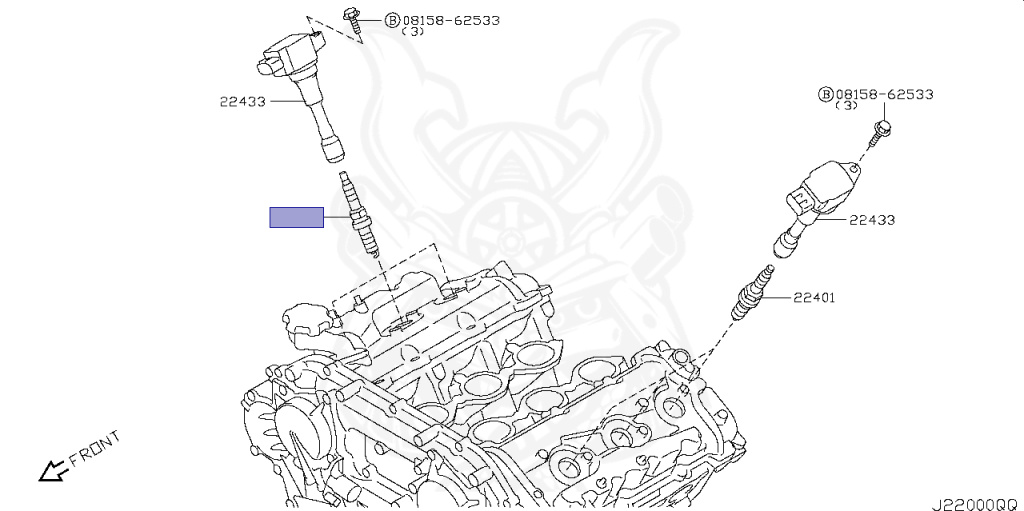 22401-JF01D - Nissan - Spark Plug - Nengun Performance