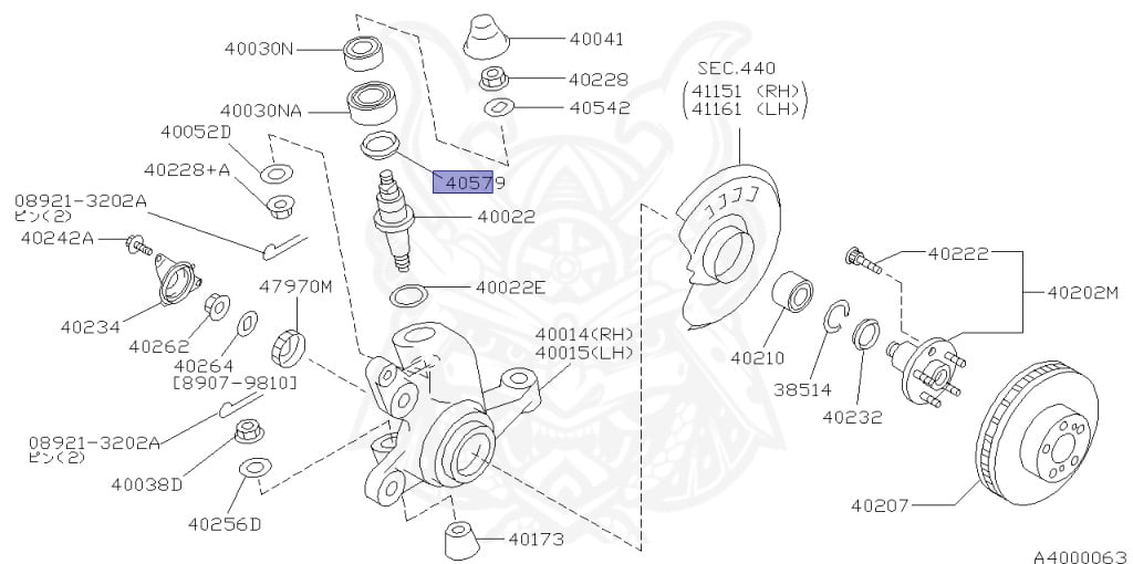 40579-33P01 - Nissan - SEAL, GREASE KNUCKLE FLANGE - Nengun