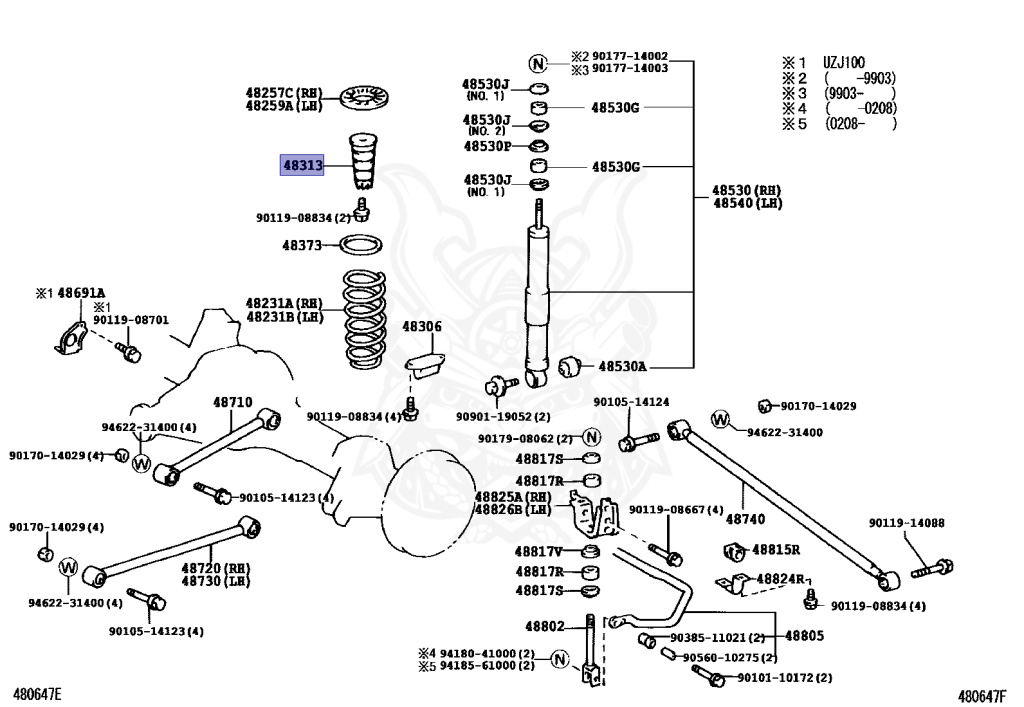 48313-60010 - Toyota - SPRING, HOLLOW - Nengun Performance