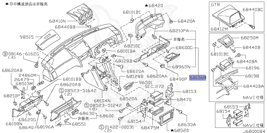 Nissan - Skyline GT-R - BNR34 - 2001 - GT-R V Spec-2 - 2-door hardtop (2K) - MANUAL MISSION 6-SPEED(MT.F6) - Hi-Cas 4-Link (HI.4WD) - RB26DETT