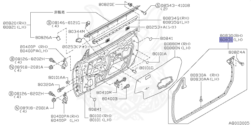 Nissan - Skyline - R34 25GT - ENR34 - 2000 - 25GT - 4 DOOR SEDAN(4S) - AUTOMATIC-FLOOR SHIFT(AT.F4) - No high-speed casters, 2-link drive (IRS.2WD) - RB25DE