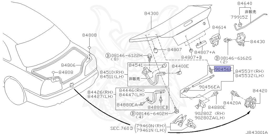 Nissan - Skyline GT-R - BNR34 - 2000 - GT-R V-Spec - 2-door hardtop (2K) - MANUAL MISSION 6-SPEED(MT.F6) - HI-4WD (High-Casting System) - RB26DETT