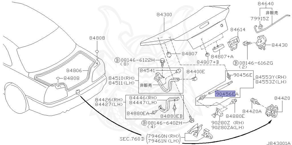 Nissan - Skyline GT-R - BNR34 - 2000 - GTR TYPE - 2-door hardtop (2K) - MANUAL MISSION 6-SPEED(MT.F6) - HI-4WD (High-Casting System) - RB26DETT