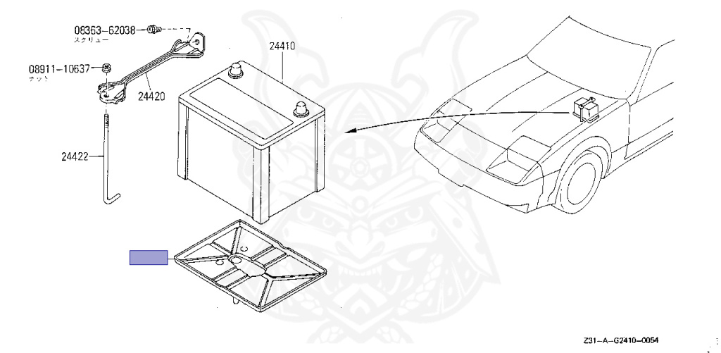 Nissan - Fairlady Z - Z31 - 1987 - ZX - AUTOMATIC TRANSMISSION(AT) - T-bar roof (KZ#) - VG30T